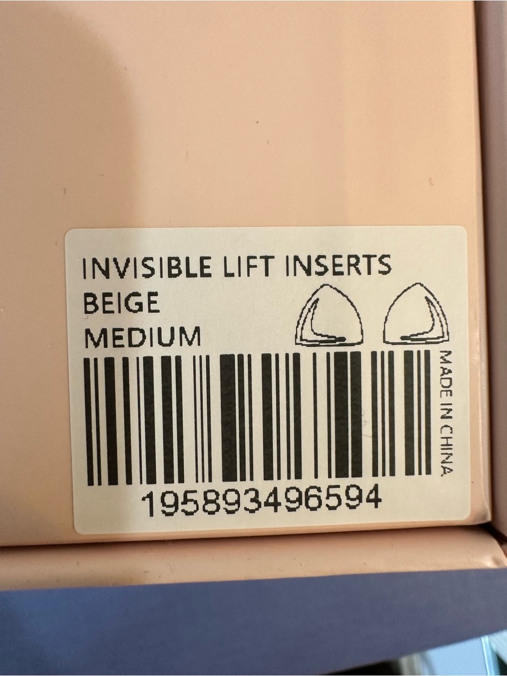 Boomba Adhesive Bra Inserts - Nude size M NWT - Picture 3 of 4
